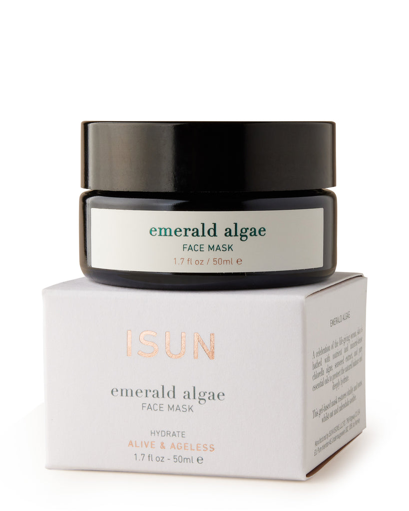 ISUN Emerald Algae Face Mask 50ml with packaging