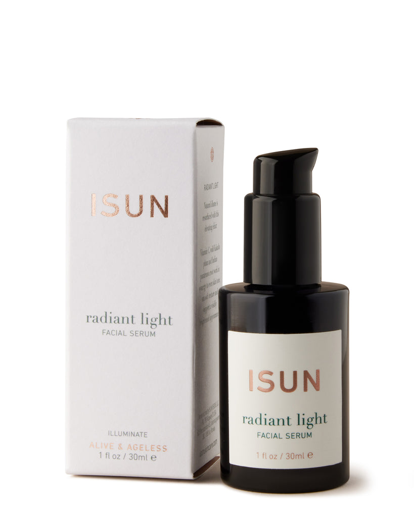 ISUN Radiant Light Facial Serum 30ml with packaging