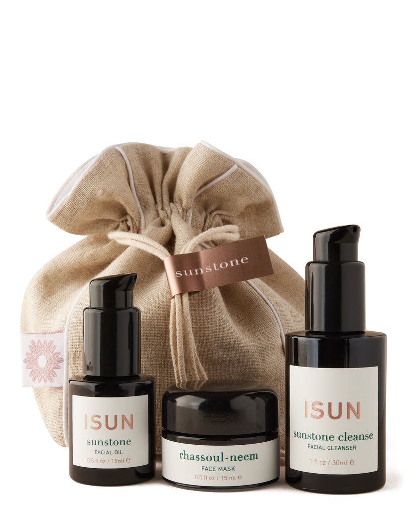 ISUN Sunstone Travel Pouch for oily & blemished skin
