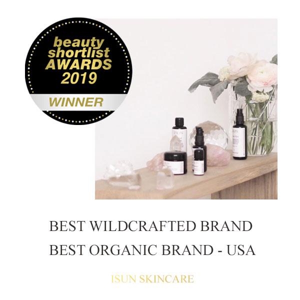 Winner - Best Organic Brand USA & Best Wildcrafted Brand