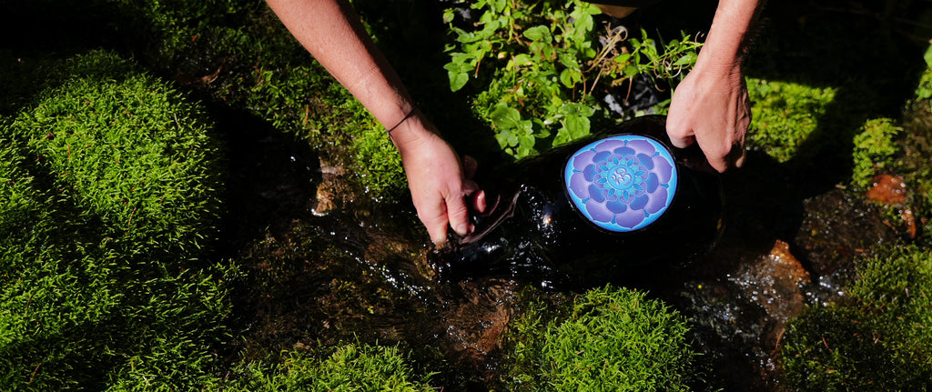 Collecting Water from our Mountain Spring