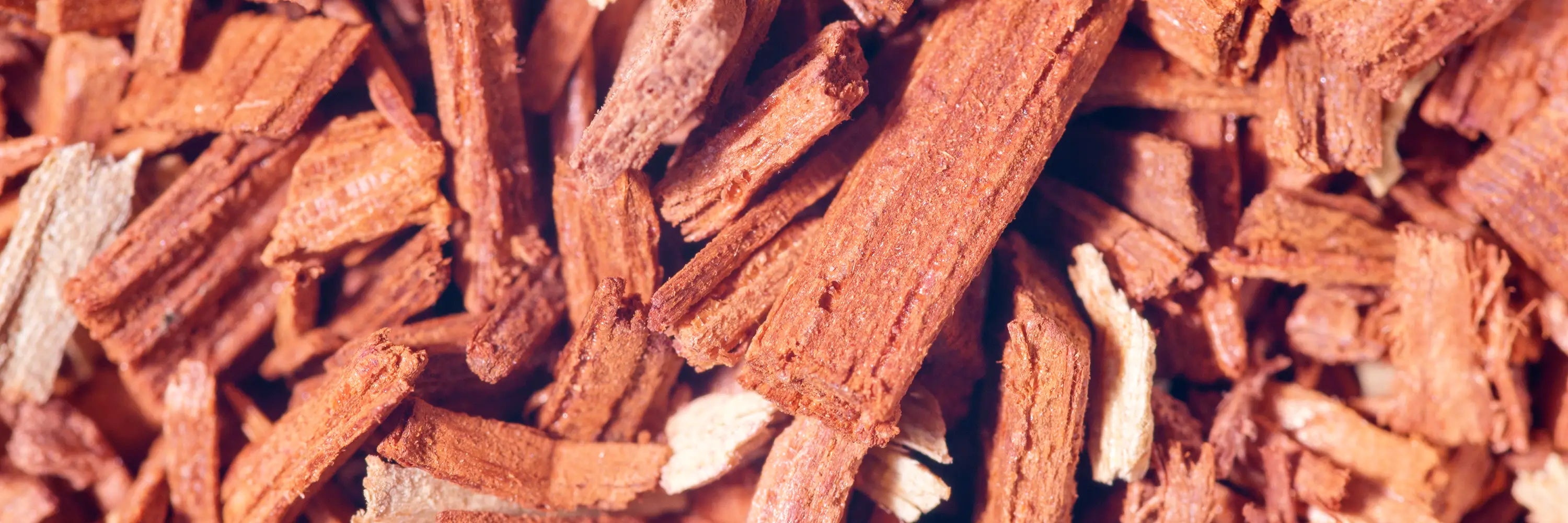 Close-up of sandalwood chips