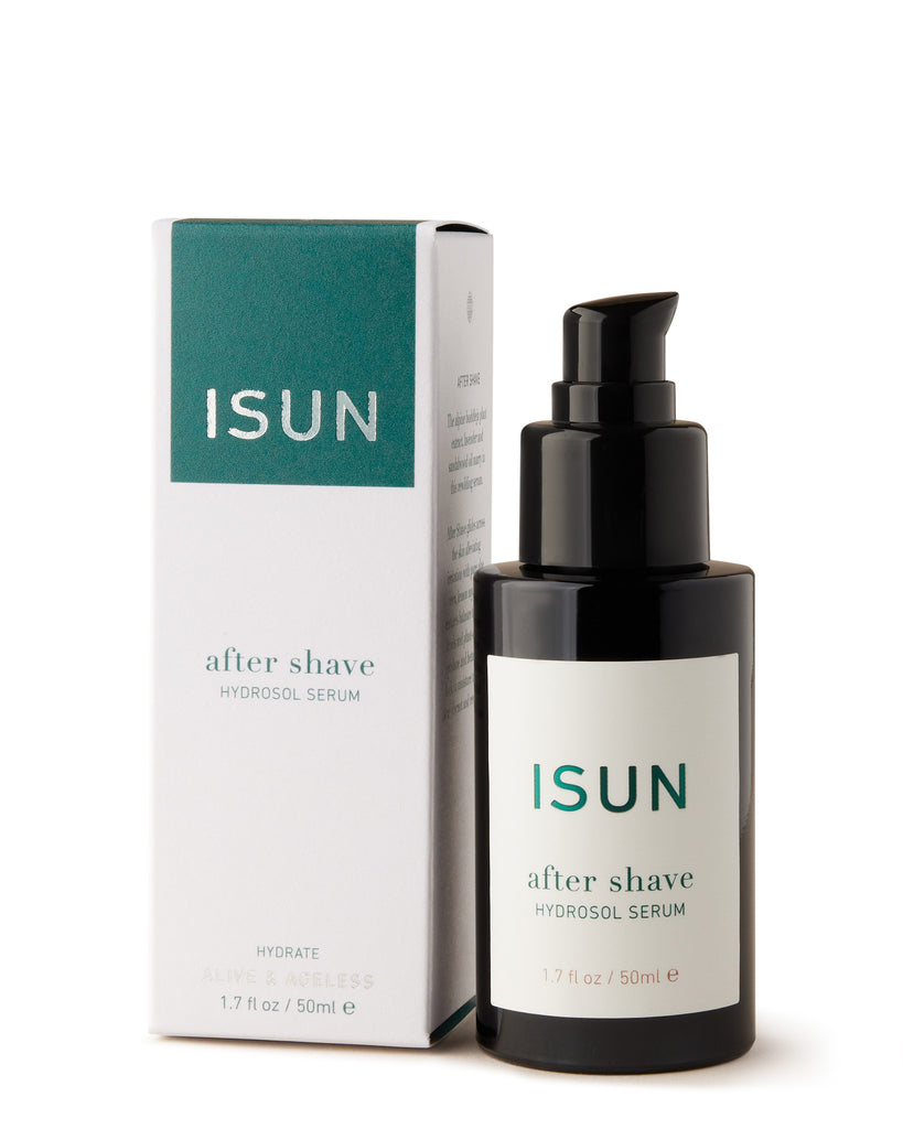 ISUN After Shave Hydrosol Serum with packaging 50ml