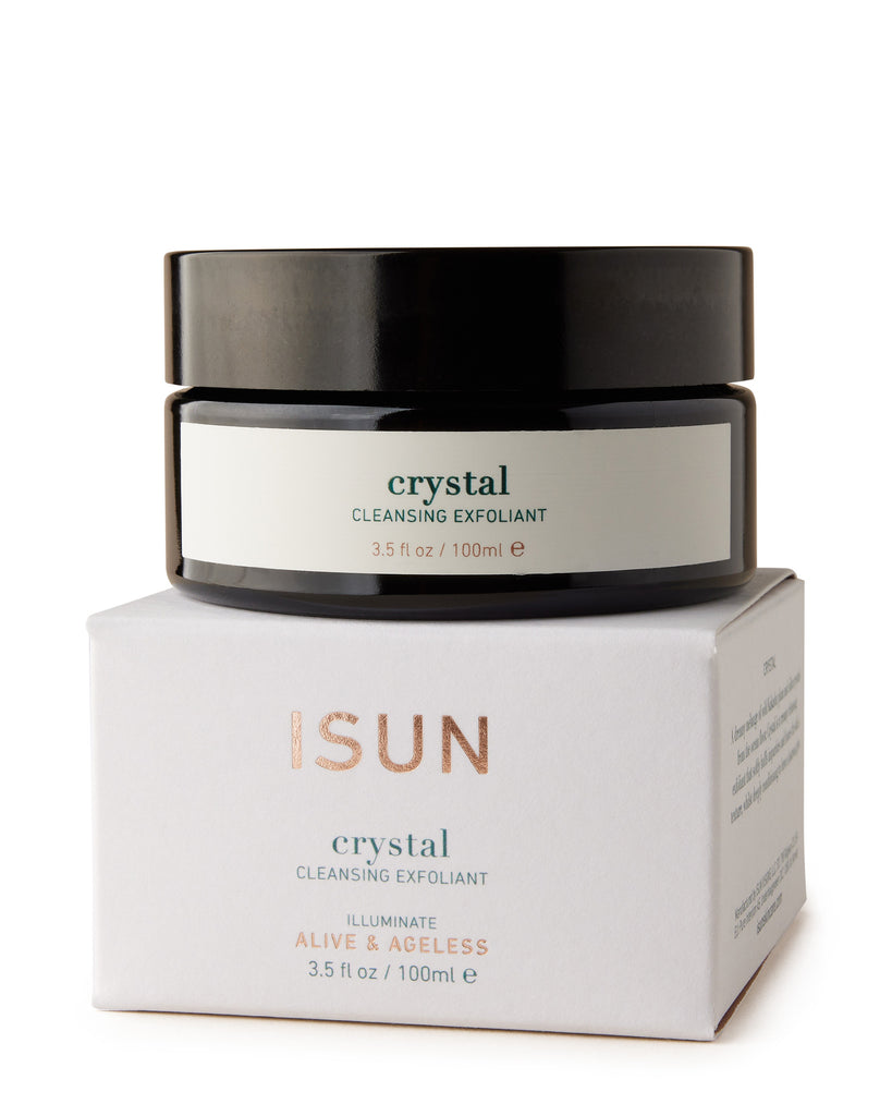 ISUN Crystal Cleansing Exfoliant 100ml with packaging image