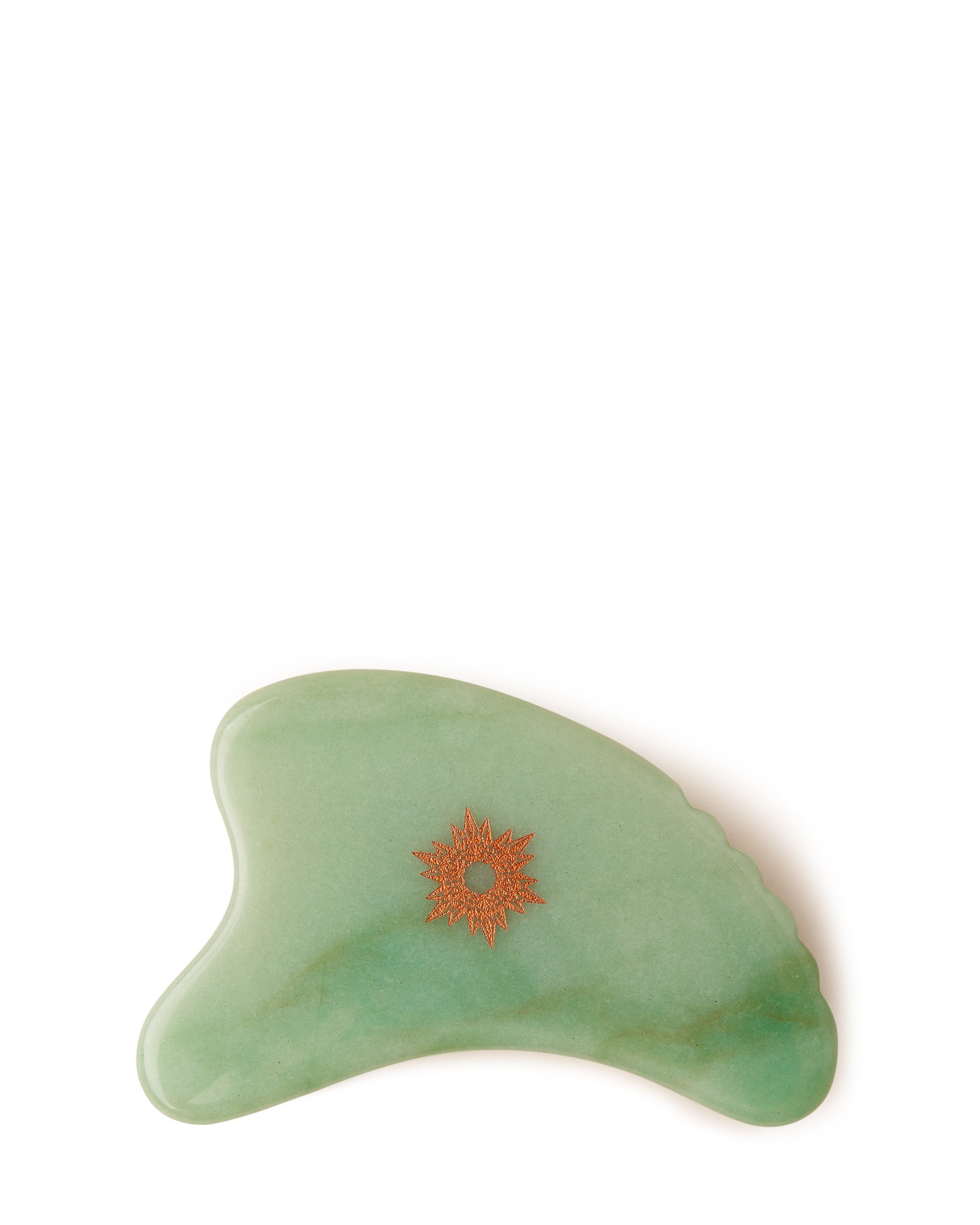ISUN gua sha tool with sunstar logo