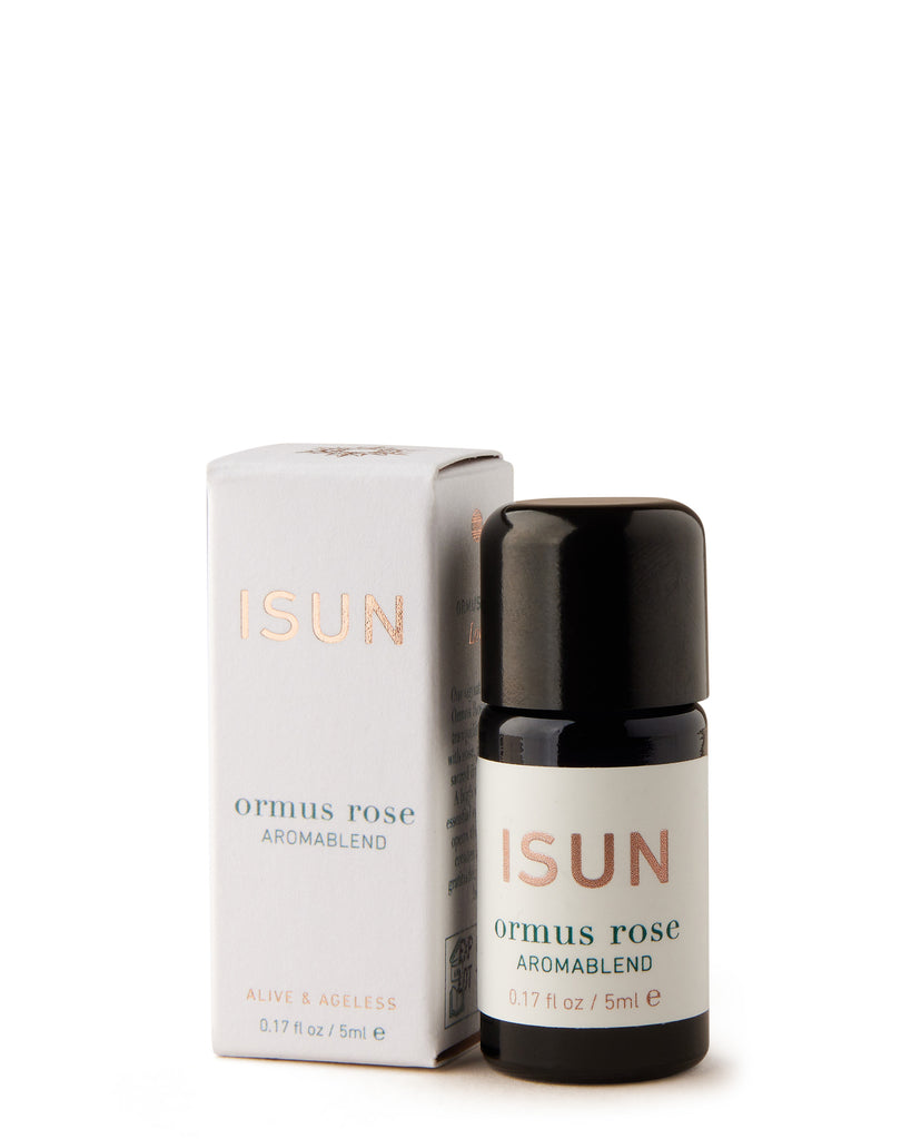 ISUN Ormus Rose Aromablend 5ml with packaging