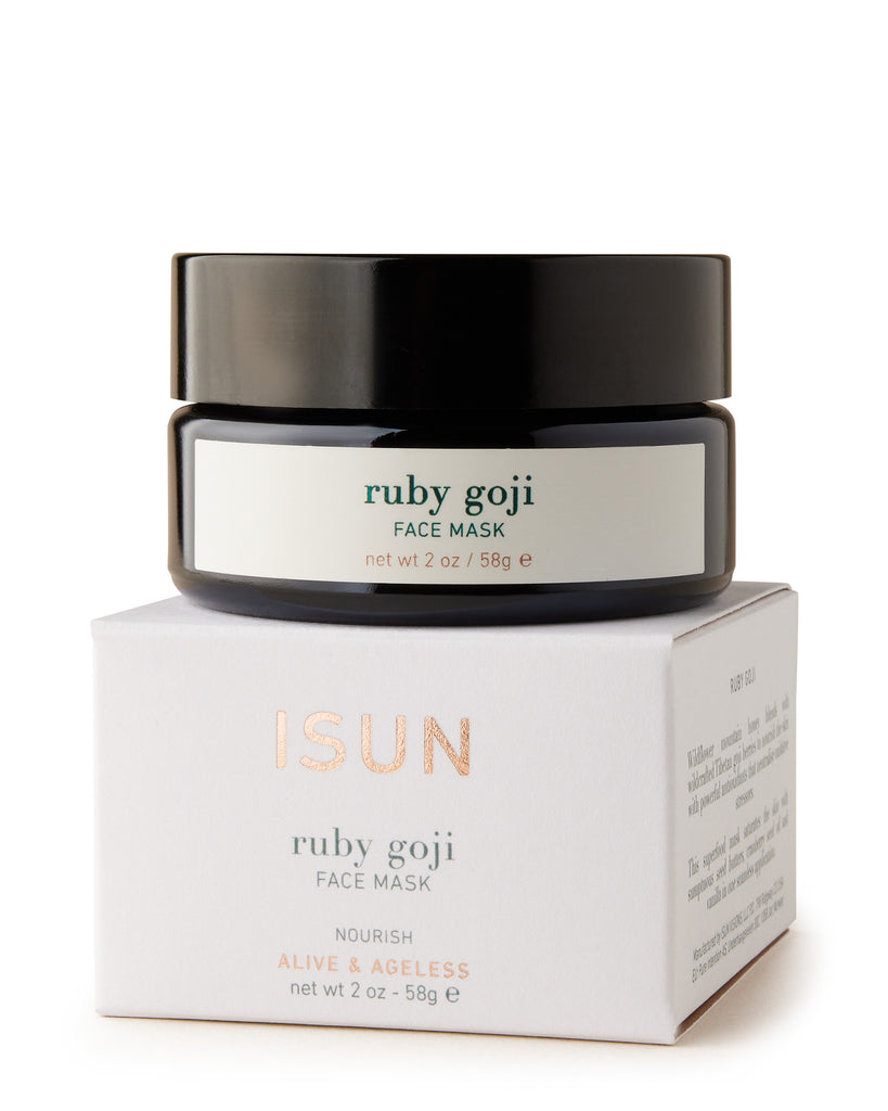 ISUN Ruby Goji Face Mask 50ml with packaging
