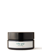 Ruby Goji face mask jar on a white background