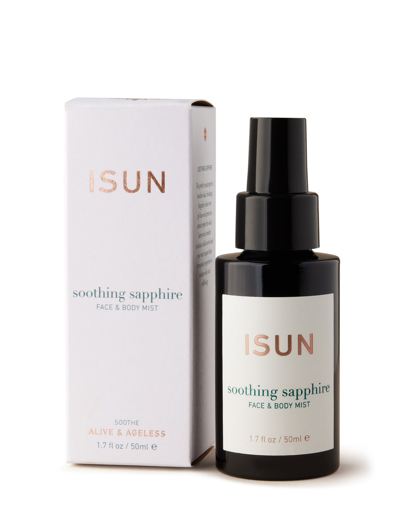 ISUN Soothing Sapphire Face and Body Mist 50ml with packaging