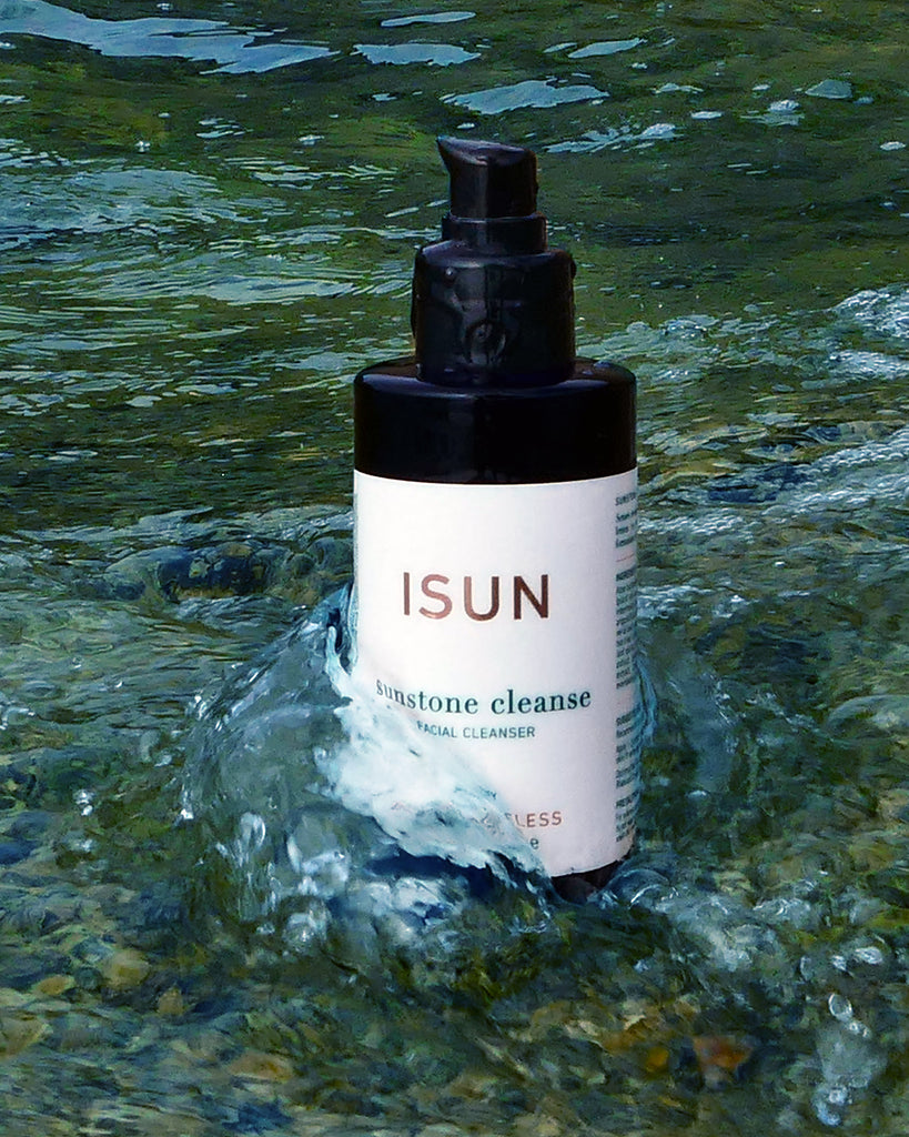 Sunstone Cleanse Facial Cleanser in water