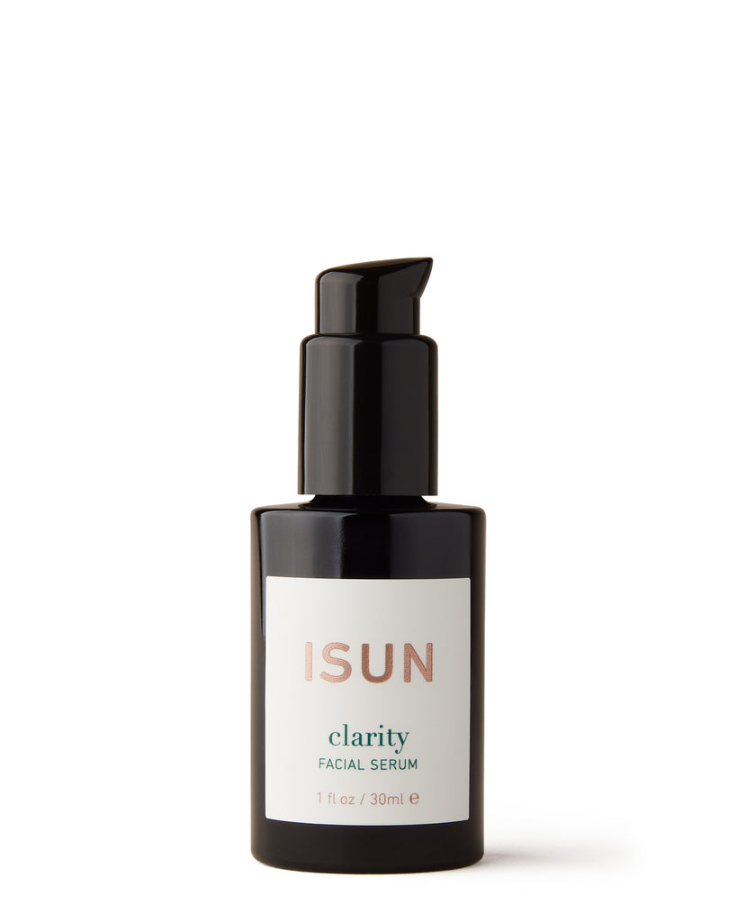 ISUN Clarity Facial Serum bottle display